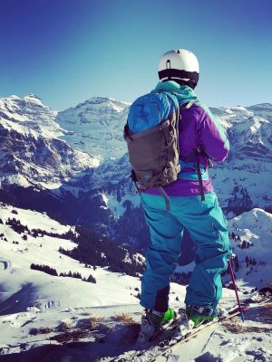 Beate Ski Rücken Panorama